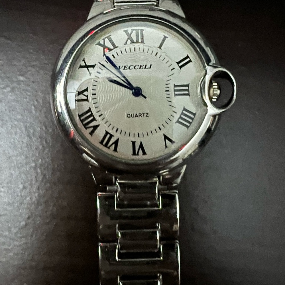 Vecceli Italy Silver Women's Watch